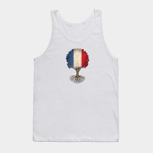 Tree of Life with French Flag Tank Top